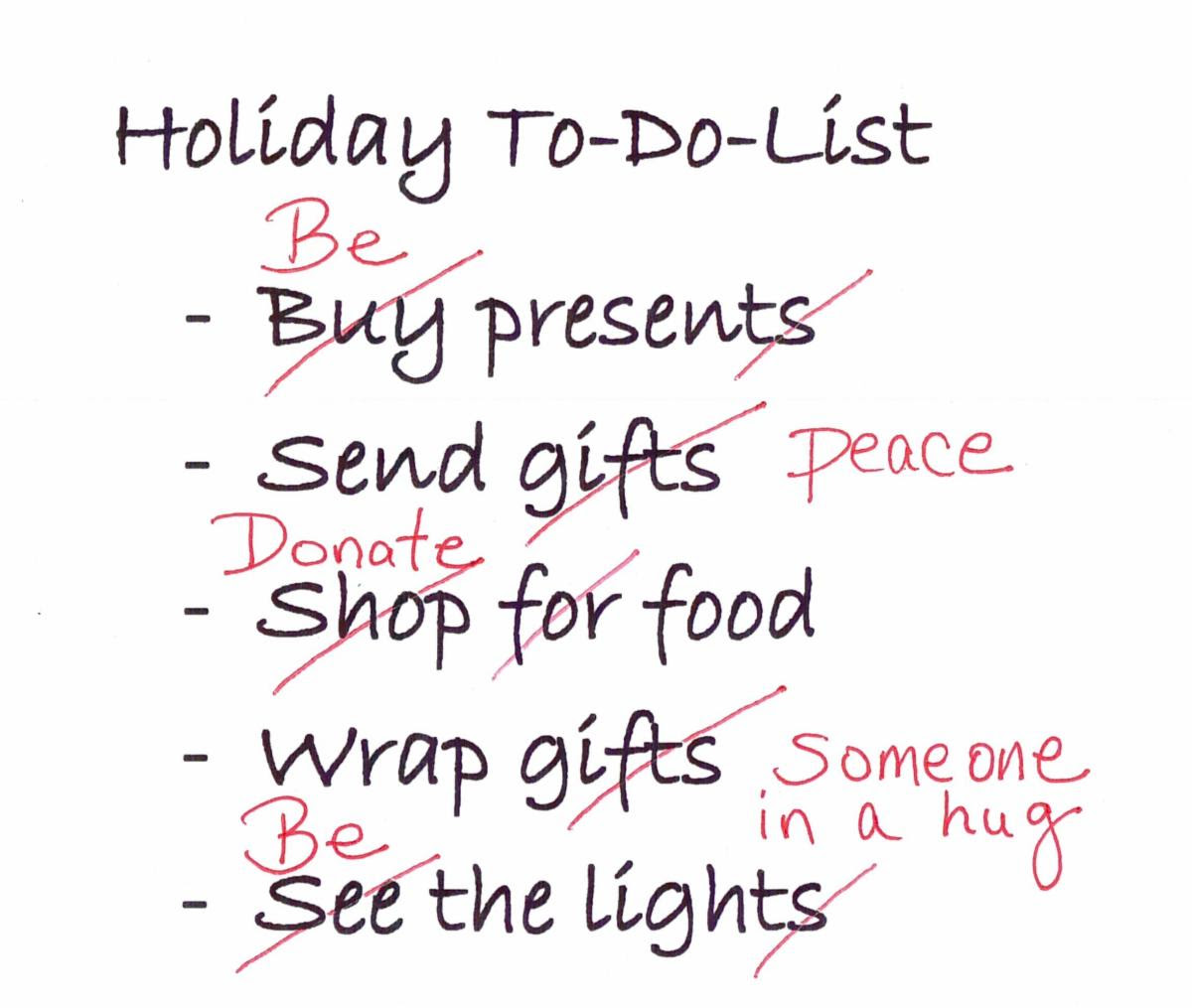 Holiday To-Do List